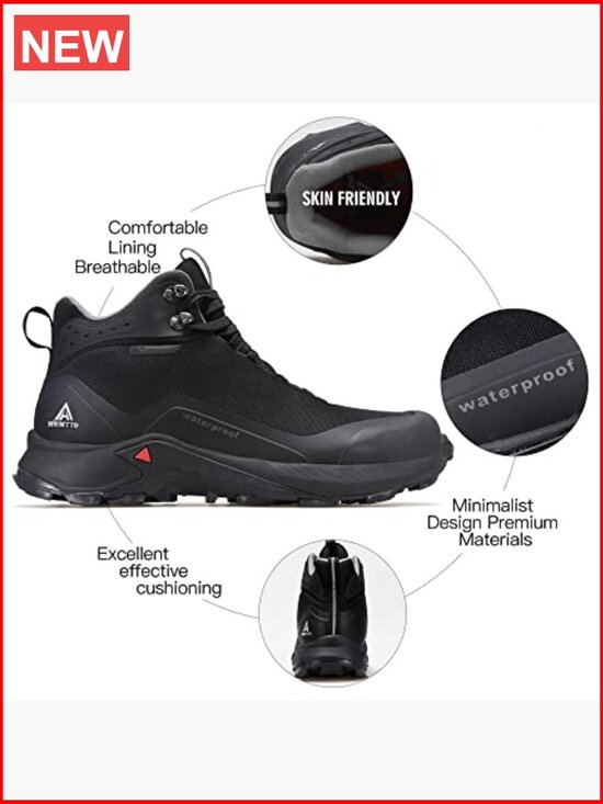 All-Terrain Waterproof Hiking Boots Lightweight Breathable Ankle Boots main image 4